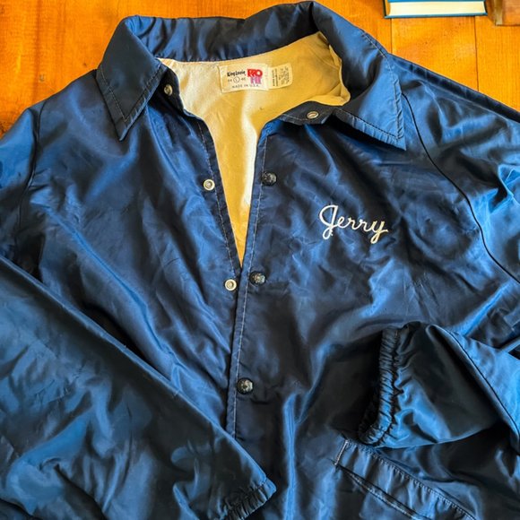 King Louie Street Rod Club vintage nylon customized lined windbreaker L 44-46 - Picture 2 of 14